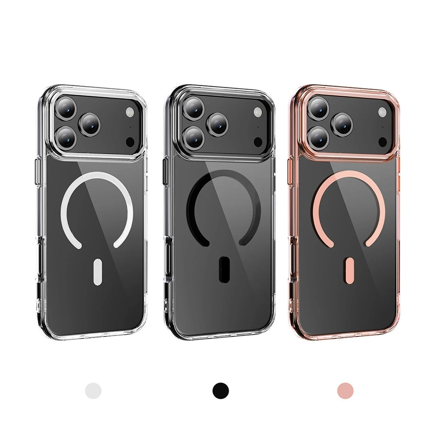 iPhone 17 Pro & 17 Pro Max Electroplating Hybrid Shockproof Bumper Magsafe Case - Image 10