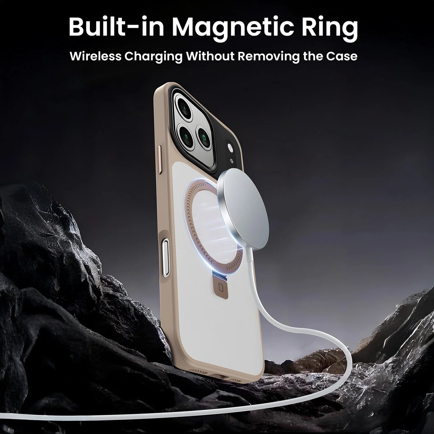 iPhone 17 Pro & 17 Pro Max Magnetic Defender Ring Stand Magsafe Case - Image 8