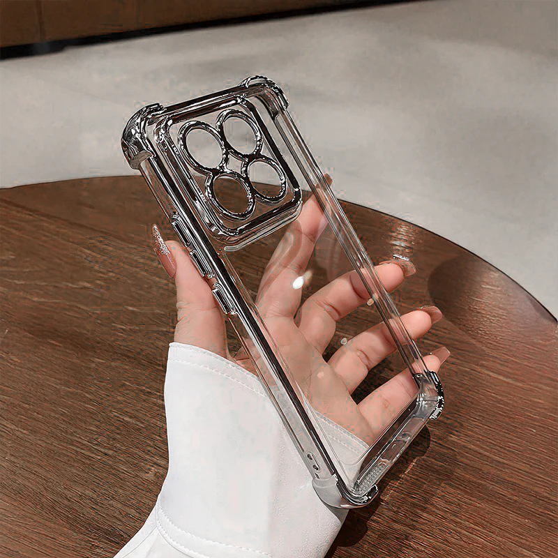 Motorola Edge 60 Pro 5G Transparent Shockproof Case With Airbag Corners - Image 7