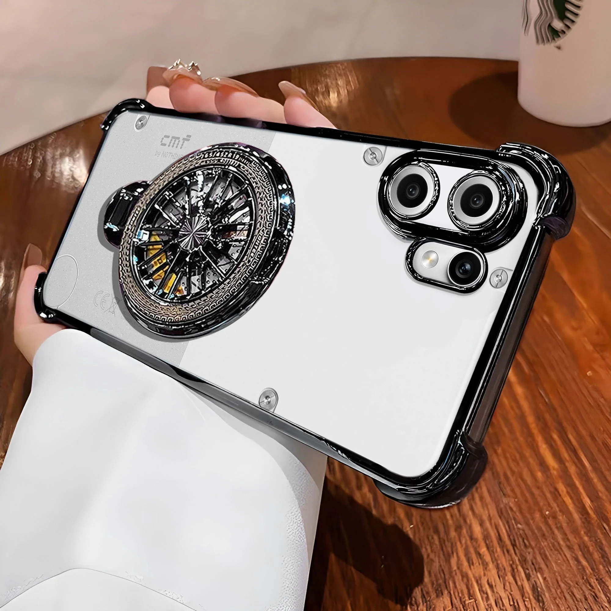 Nothing Phone 2 Pro 5G Premium Stress Buster Wheel Rotating Shockproof Airbags Case - Image 9