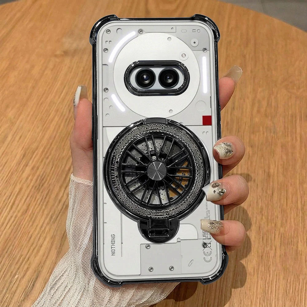 Nothing Phone 2a 5G Premium Stress Buster Wheel Rotating Shockproof Airbags Case - Image 4