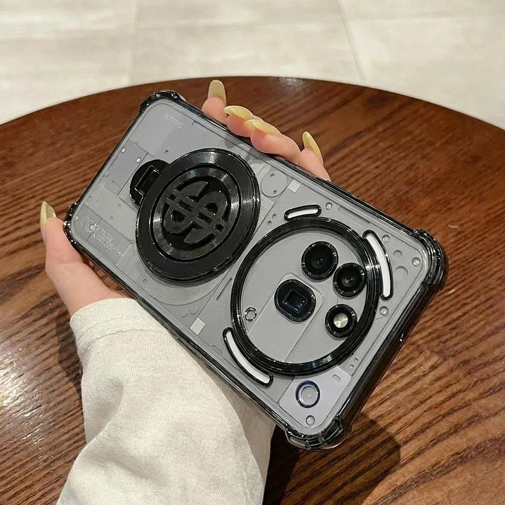 Nothing Phone 3a Pro 5G Four Corner Airbags 100% Original Astro Money Magnet Rotating Dollar Case - Image 4