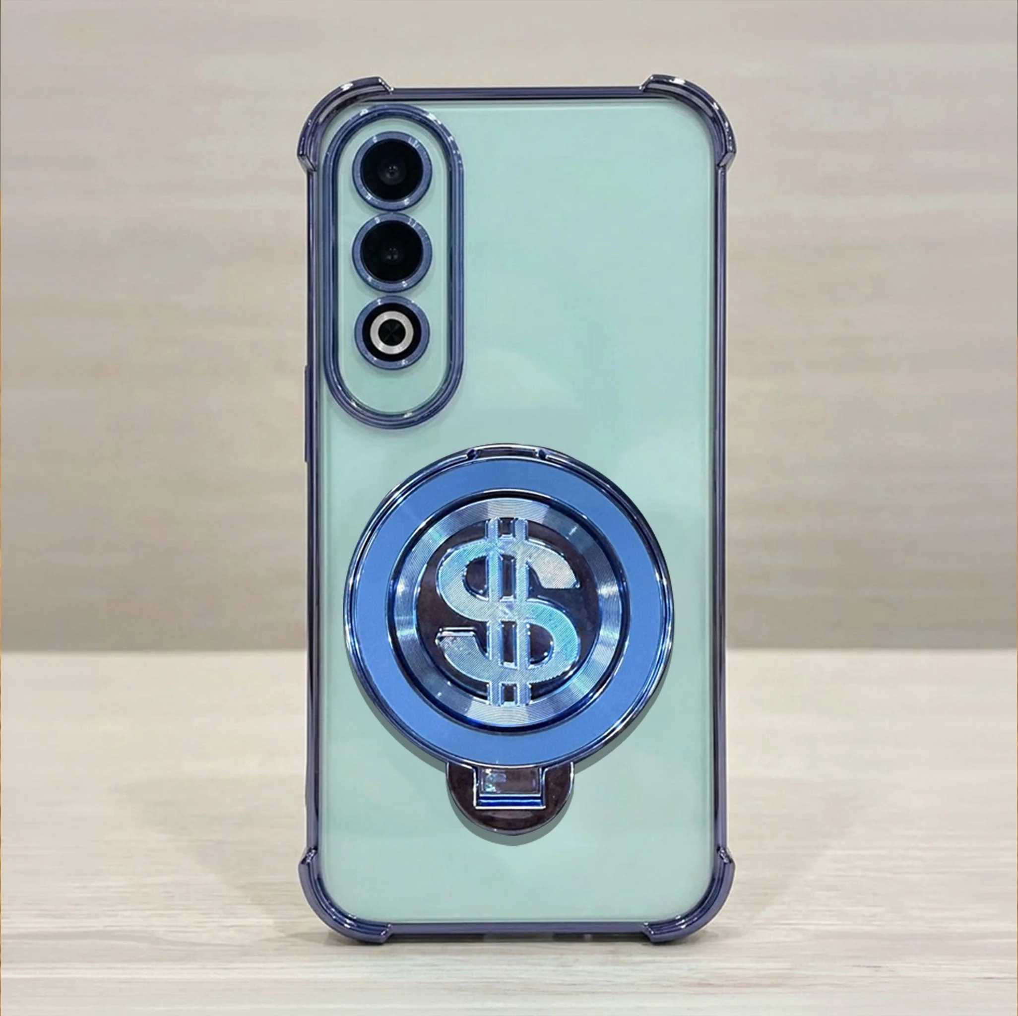 OnePlus Nord CE4 5G Four Corner Airbags 100% Original Astro Money Magnet Rotating Dollar Case - Image 3