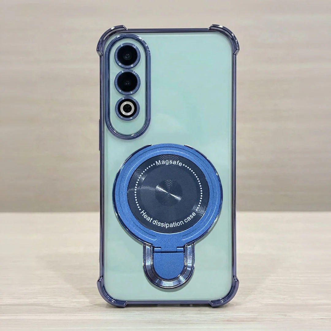 OnePlus Nord CE4 5G Luxury Four Corner Invincible Bracket Ring Stand Case - Image 3