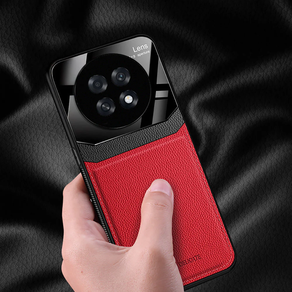 OPPO F31 Pro+ 5G Premium Leather Lens Protective Case - Image 3
