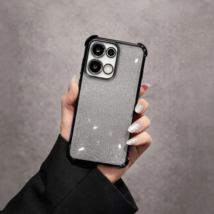 Oppo Reno 13 5G Luxury Shimmer Shockproof Airbag Case