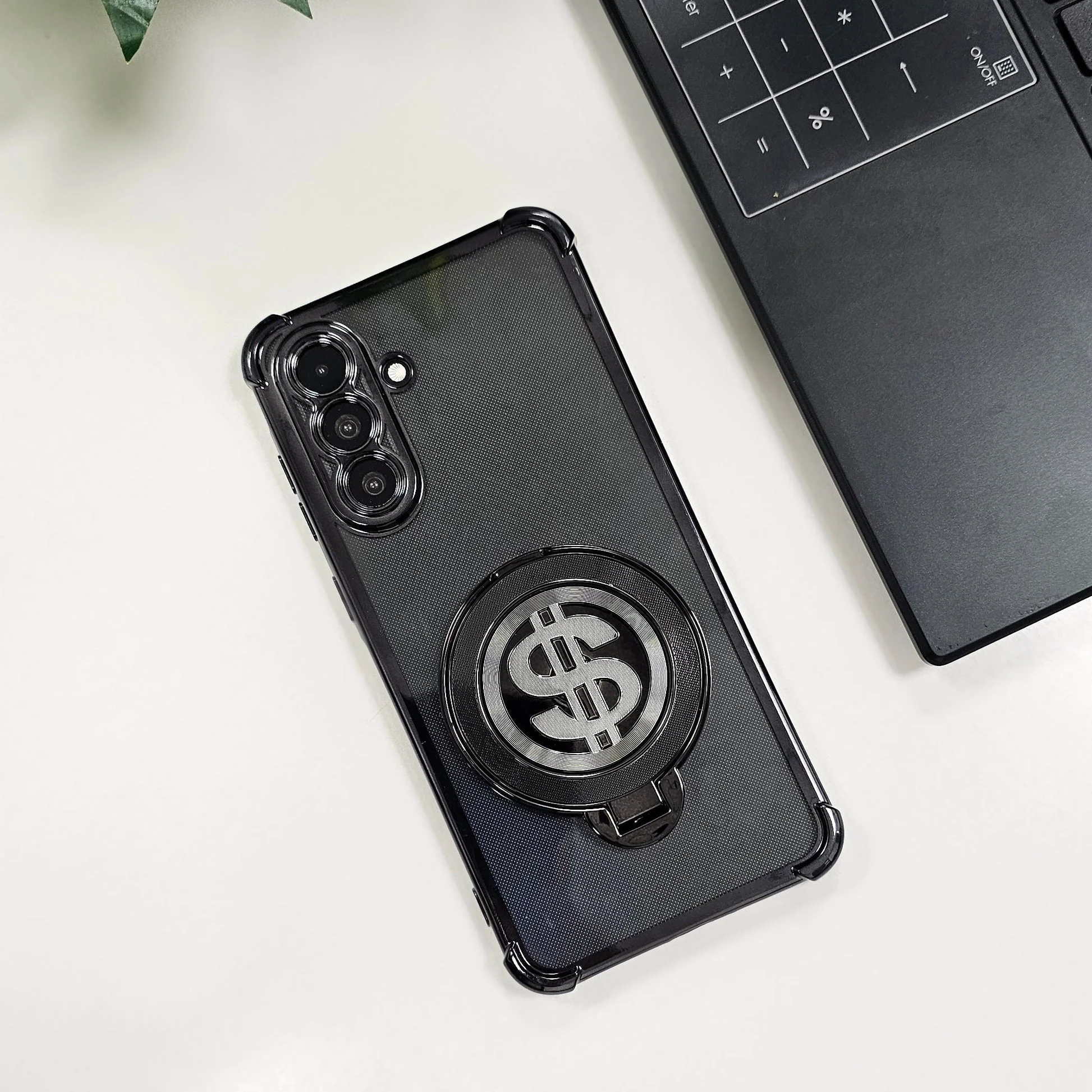 Samsung Galaxy A17 5G Four Corner Airbags 100% Original Astro Money Magnet Rotating Dollar Case - Image 7