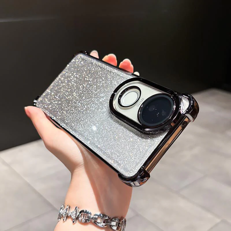 Vivo V50 5G Luxury Shimmer Shockproof Airbag Case - Image 4