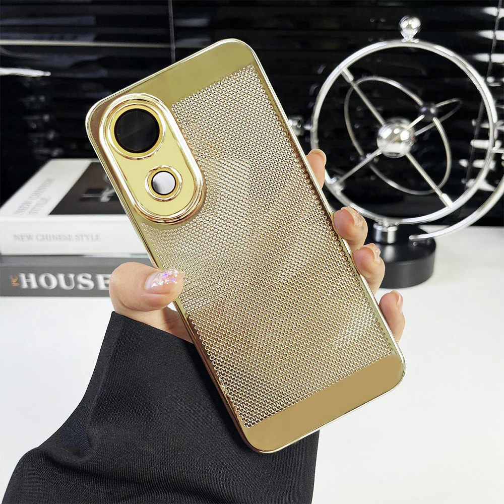 Vivo V50 5G New Mesh Red Electroplated Precision Heat Dissipation Case - Image 6