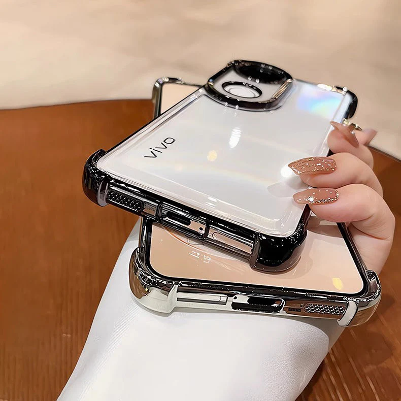 Vivo V50 5G Transparent Shockproof Case With Airbag Corners - Image 7