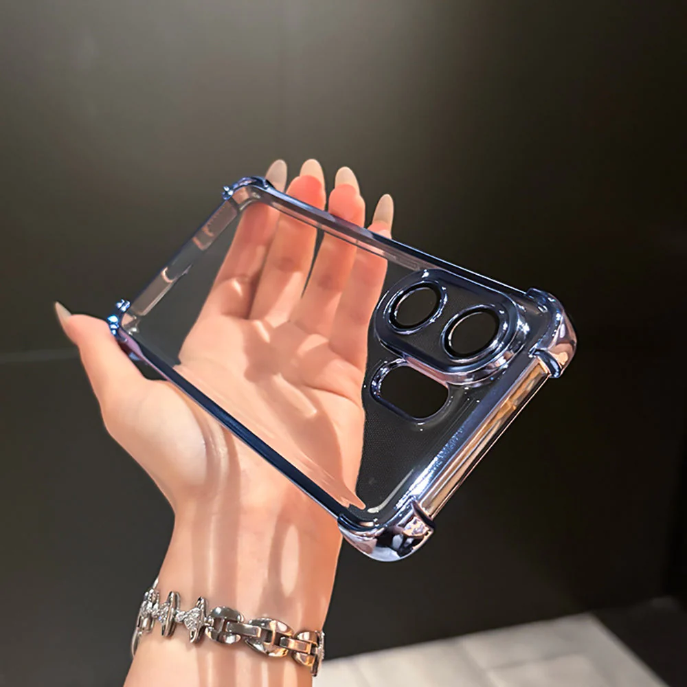 Vivo V60 5G Transparent Shockproof Case With Airbag Corners - Image 4