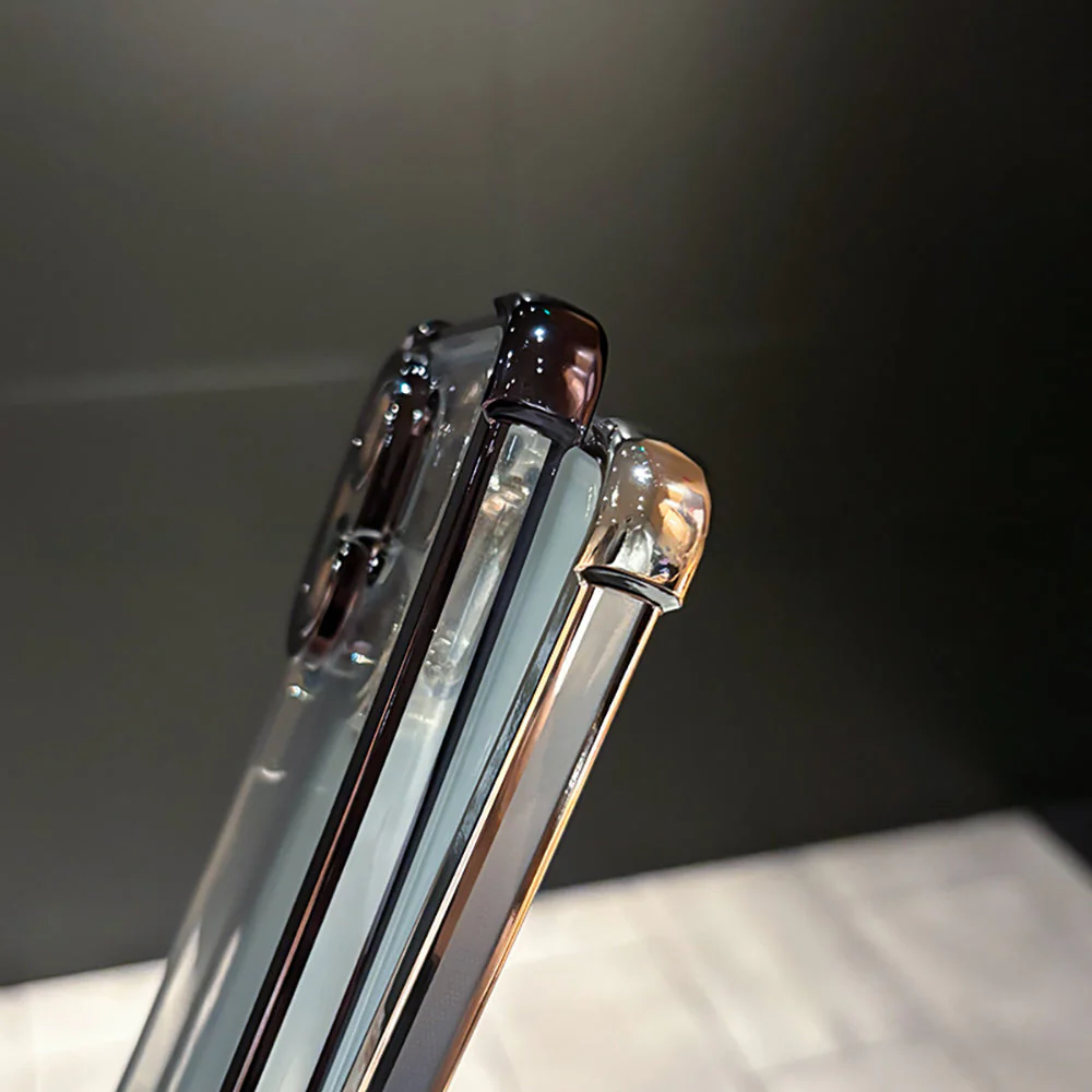 Vivo V60 5G Transparent Shockproof Case With Airbag Corners - Image 7